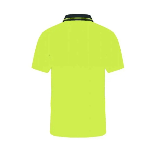 Picture of WorkCraft, Hi Vis Light Weight Short Sleeve Micromesh Polo Pocket